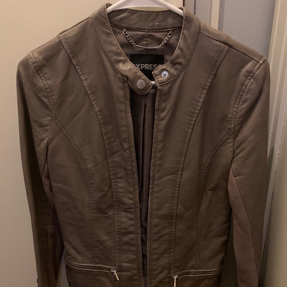 Express leather jacket